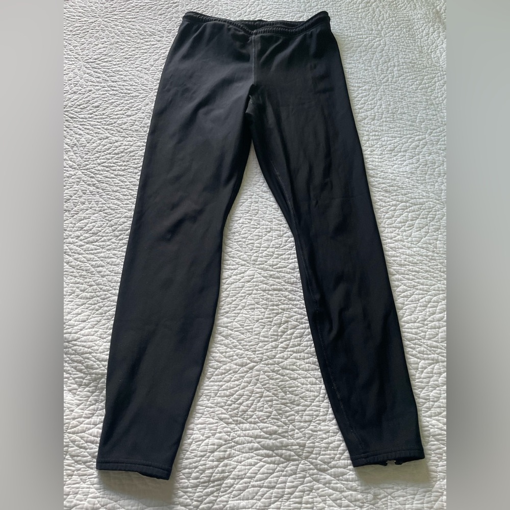 Womens Patagonia Drawstring Black Pant Layering Size Large